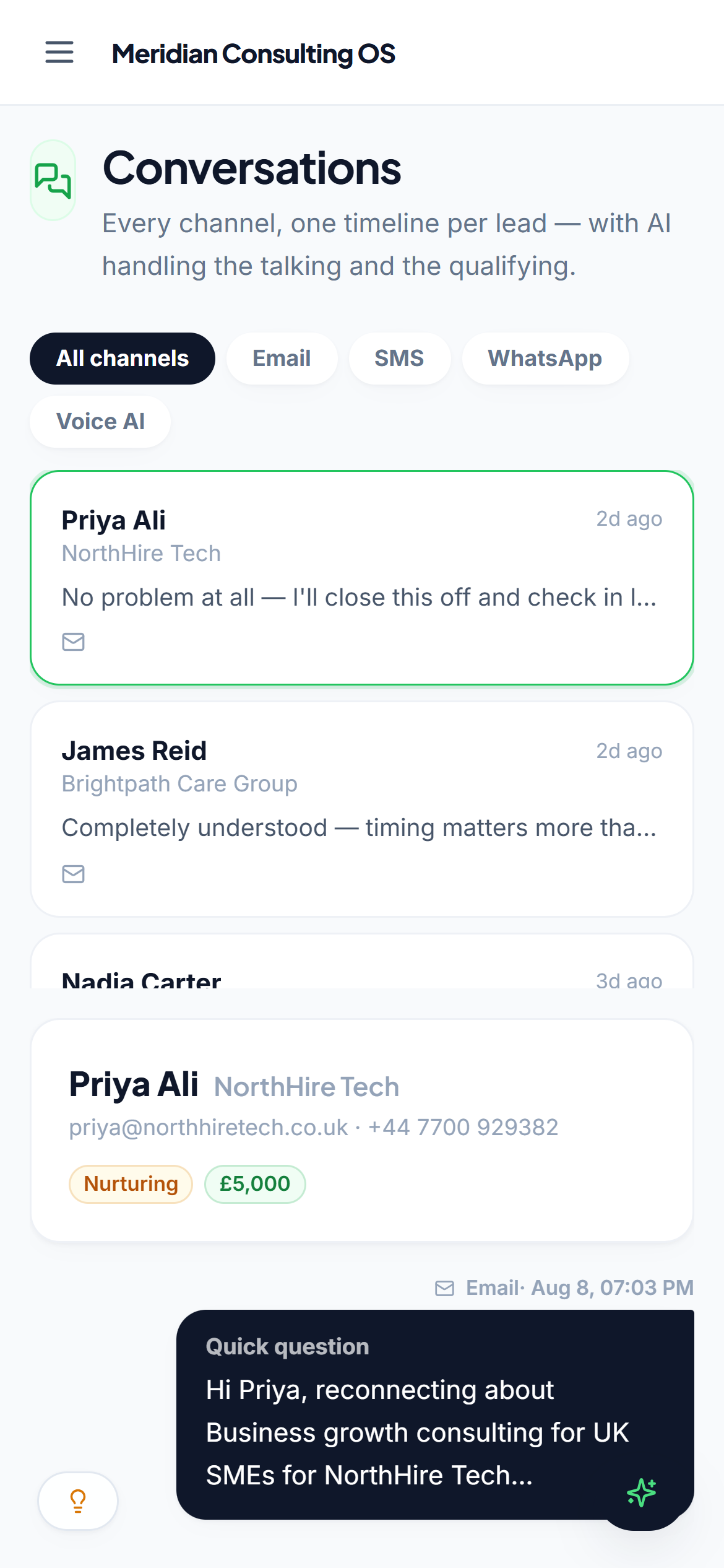 Nixel on a phone