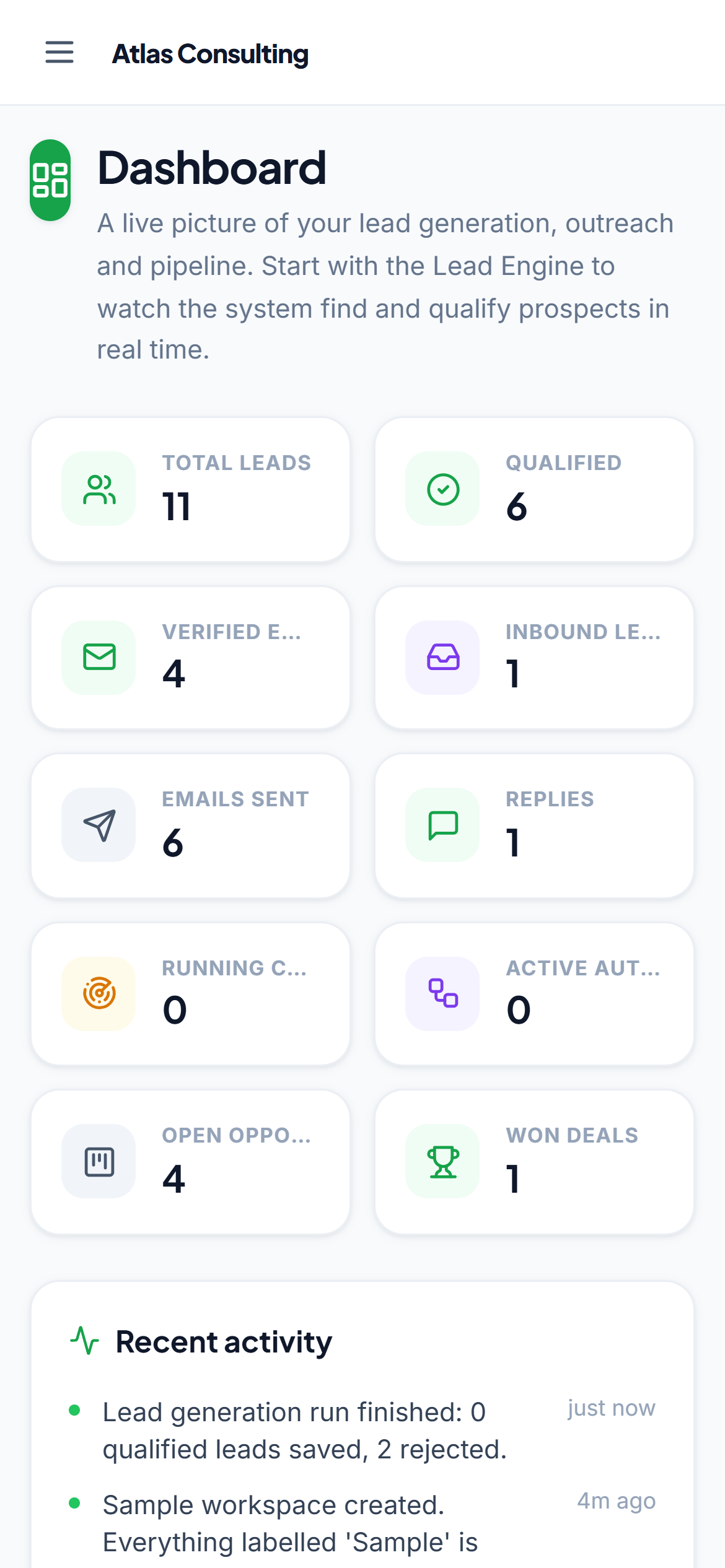 Nixel Business OS on mobile